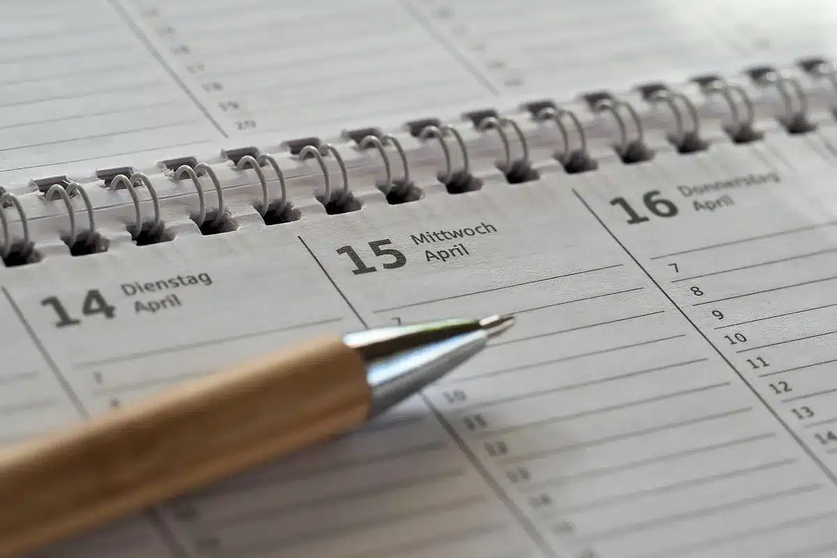 Evento de calendario con enlace a videollamada adjunto